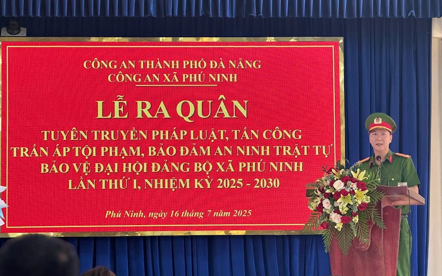 Công an xã ở Đà Nẵng "lập công" ngay sau lễ ra quân trấn áp tội phạm