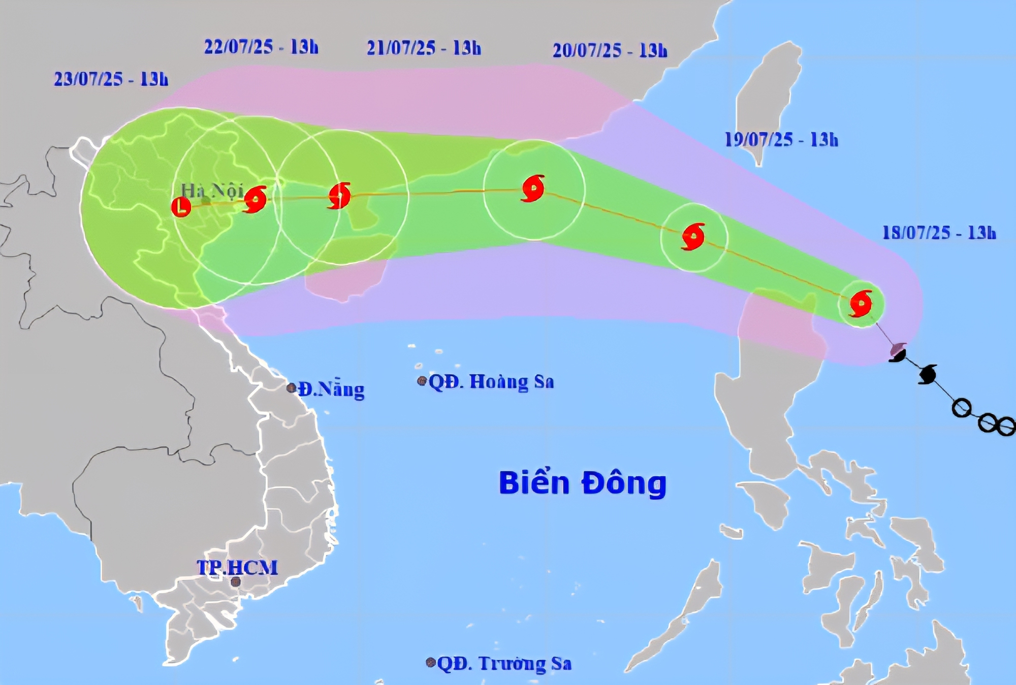 B&atilde;o Wipha c&oacute; đường đi v&agrave; h&igrave;nh d&aacute;ng giống Yagi , cần chuẩn bị ứng ph&oacute; - Ảnh 2.