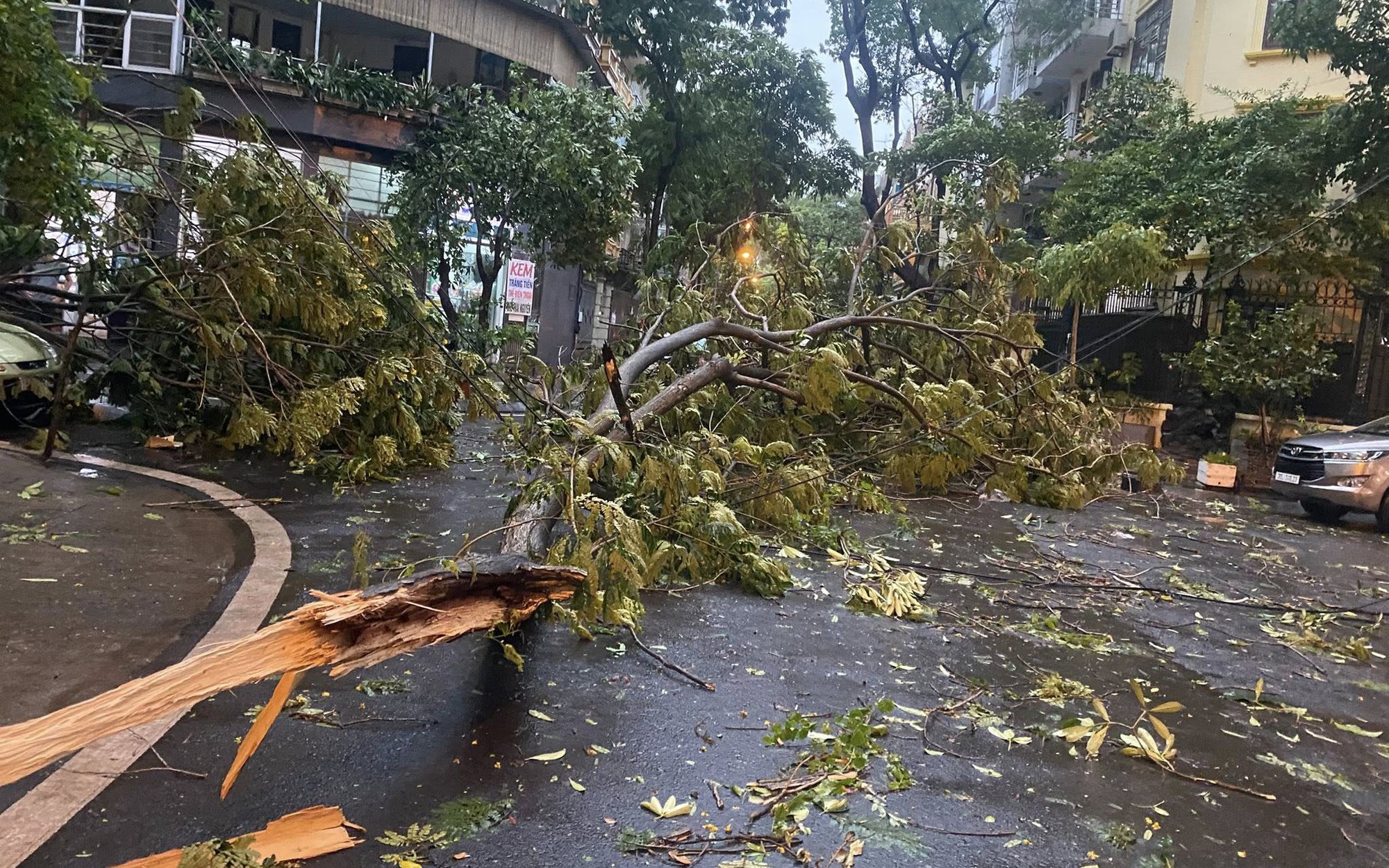 Mưa to, gió lớn ở Hà Nội và nhiều địa phương phía Bắc có phải do ảnh hưởng bão số 3?