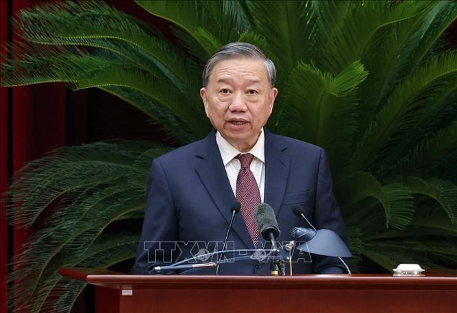 Tổng Bí thư Tô Lâm: Kiên quyết không để "lọt" người không xứng đáng vào Trung ương khóa XIV- Ảnh 2.