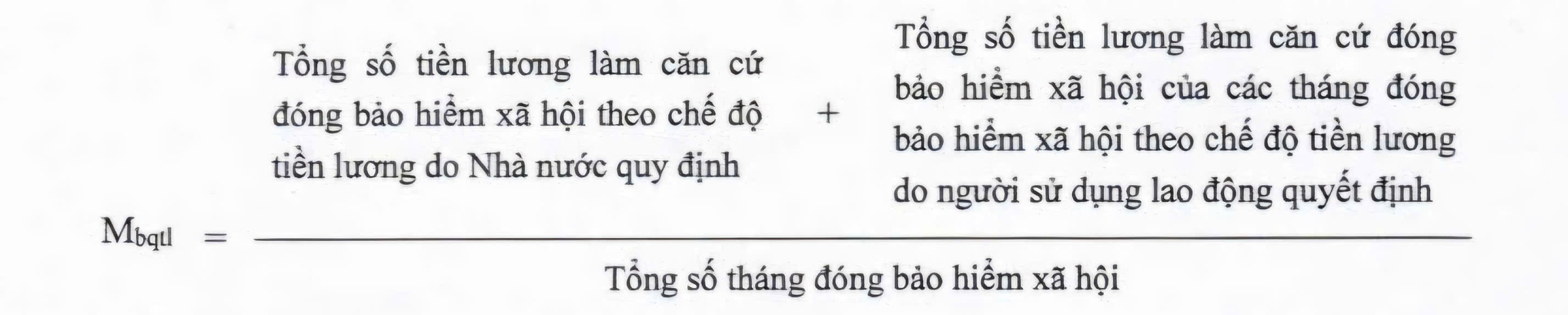 Chi tiết c&ocirc;ng thức t&iacute;nh b&igrave;nh qu&acirc;n mức lương đ&oacute;ng BHXH để t&iacute;nh lương hưu theo quy định mới - Ảnh 10.