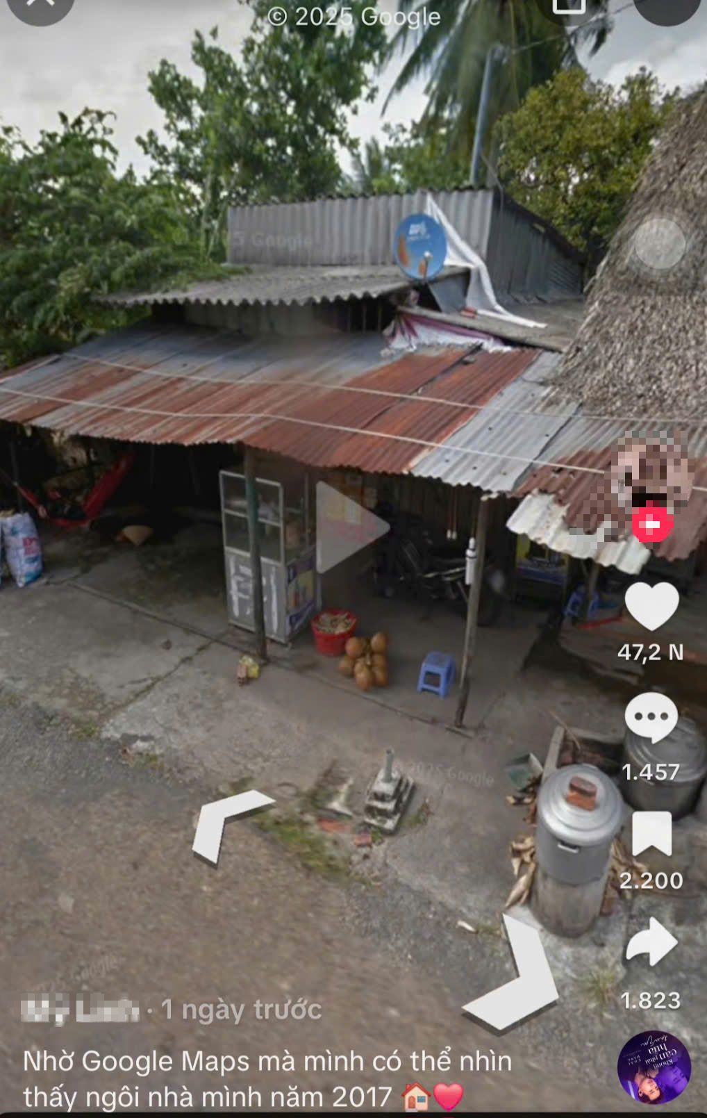 C&aacute;ch xem lại h&igrave;nh ảnh ng&ocirc;i nh&agrave; cũ tr&ecirc;n Google Maps đang được chia sẻ rần rần tr&ecirc;n mạng- Ảnh 1.