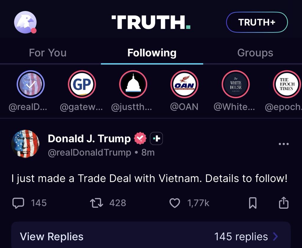 Tổng B&iacute; thư T&ocirc; L&acirc;m v&agrave; Tổng thống Mỹ Donald Trump điện đ&agrave;m - Ảnh 2.