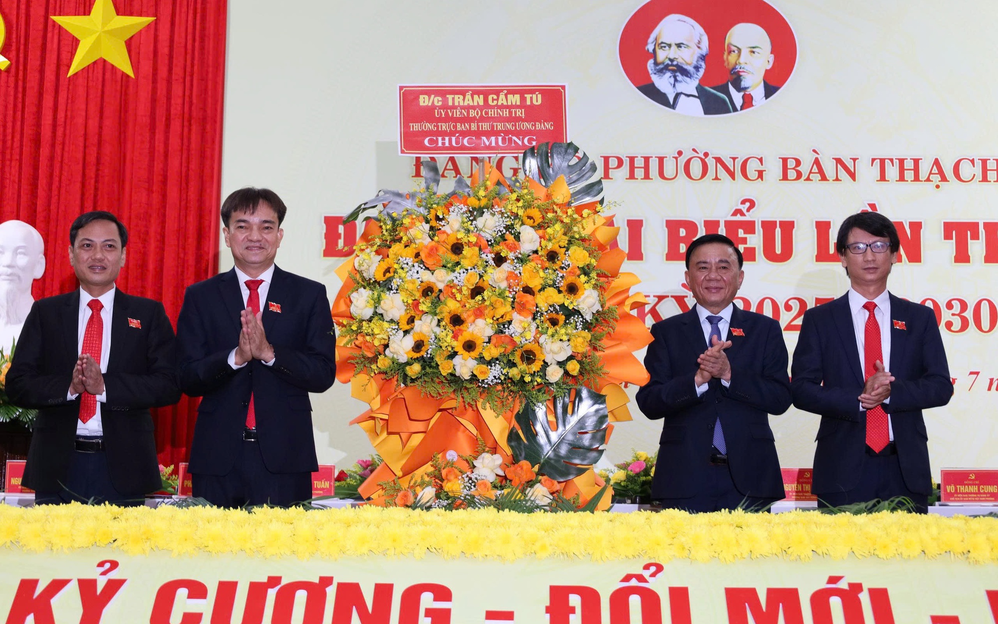 Đà Nẵng: Thường trực Ban Bí thư Trần Cẩm Tú dự đại hội phường Bàn Thạch