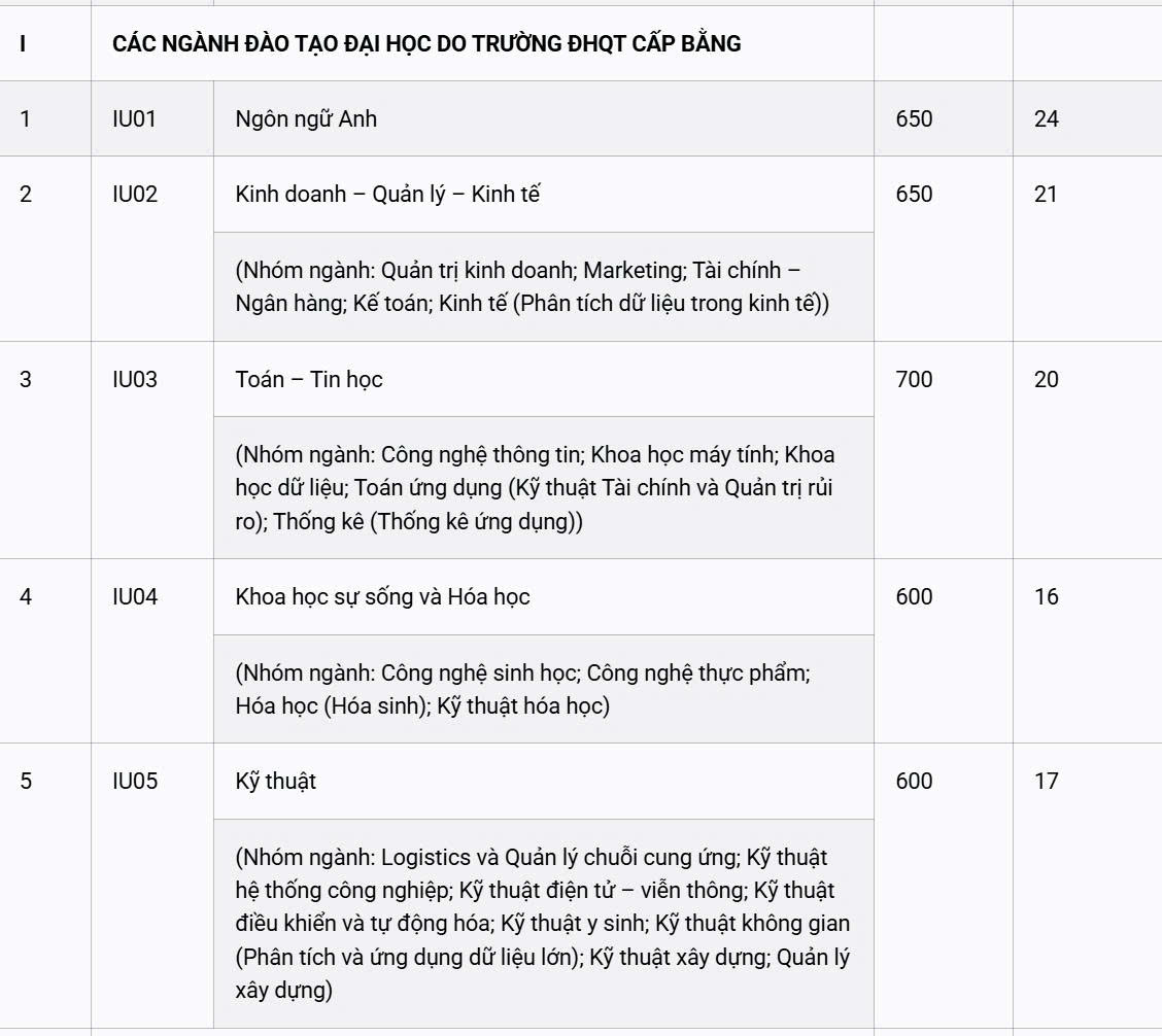 Điểm sàn Trường ĐH Quốc tế năm 2025, cao nhất 24 điểm - Ảnh 3.