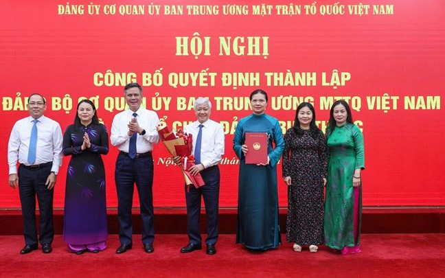 Ông Đỗ Văn Chiến làm Bí thư Đảng ủy Cơ quan Ủy ban Trung ương MTTQ Việt Nam