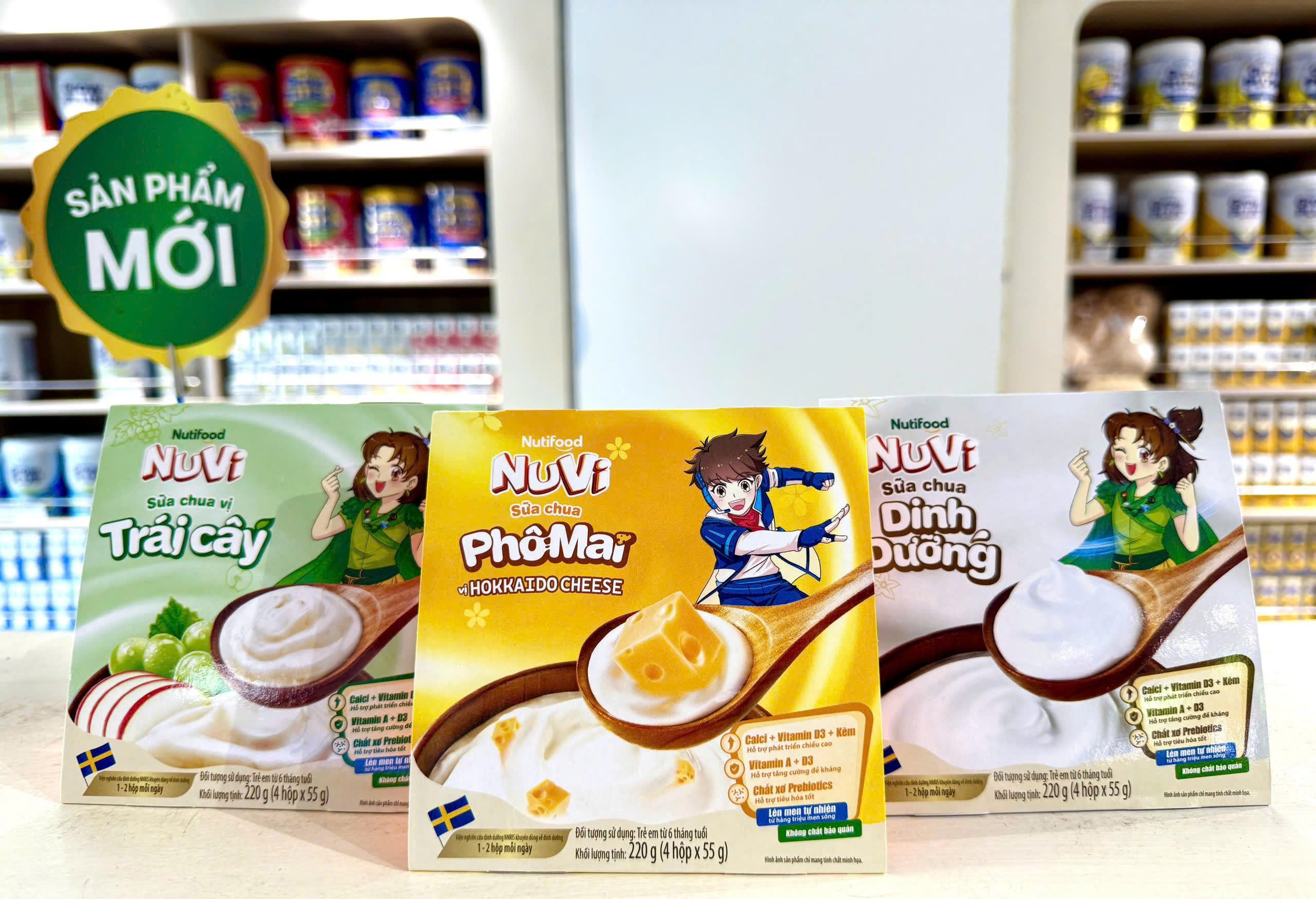NuVi Sữa Chua Tiệt Trùng Phô Mai Vị Hokkaido Cheese – Món Quà Dinh Dưỡng Tiện Lợi Cho Bé Mỗi Ngày- Ảnh 1.