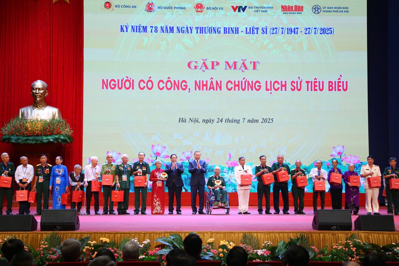 Tổng Bí thư Tô Lâm: Tăng ngân sách, đa dạng nguồn lực xã hội để chăm lo cho người có công- Ảnh 2.