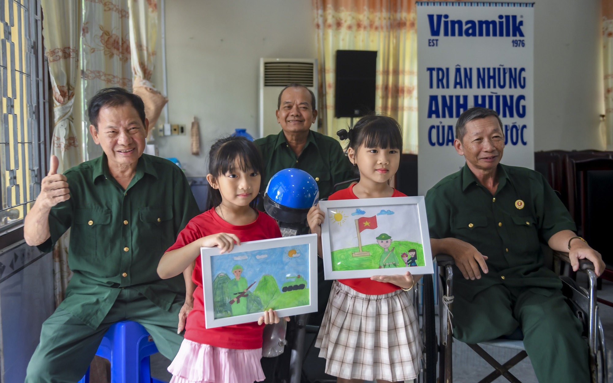 Vinamilk “viết tiếp câu chuyện hòa bình” bằng tranh và hành động