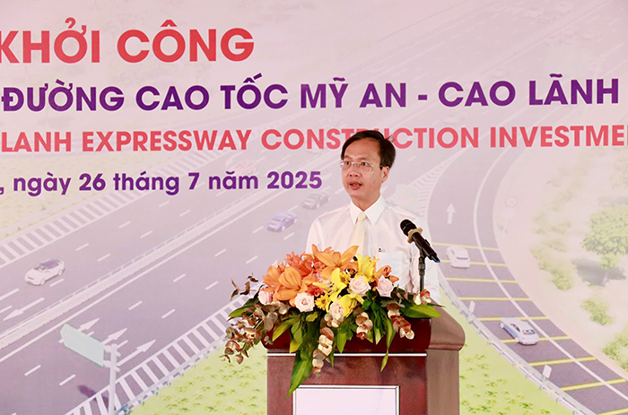 Khởi công đường cao tốc Mỹ An - Cao Lãnh kết nối miền Đông và Tây Nam bộ - Ảnh 2.