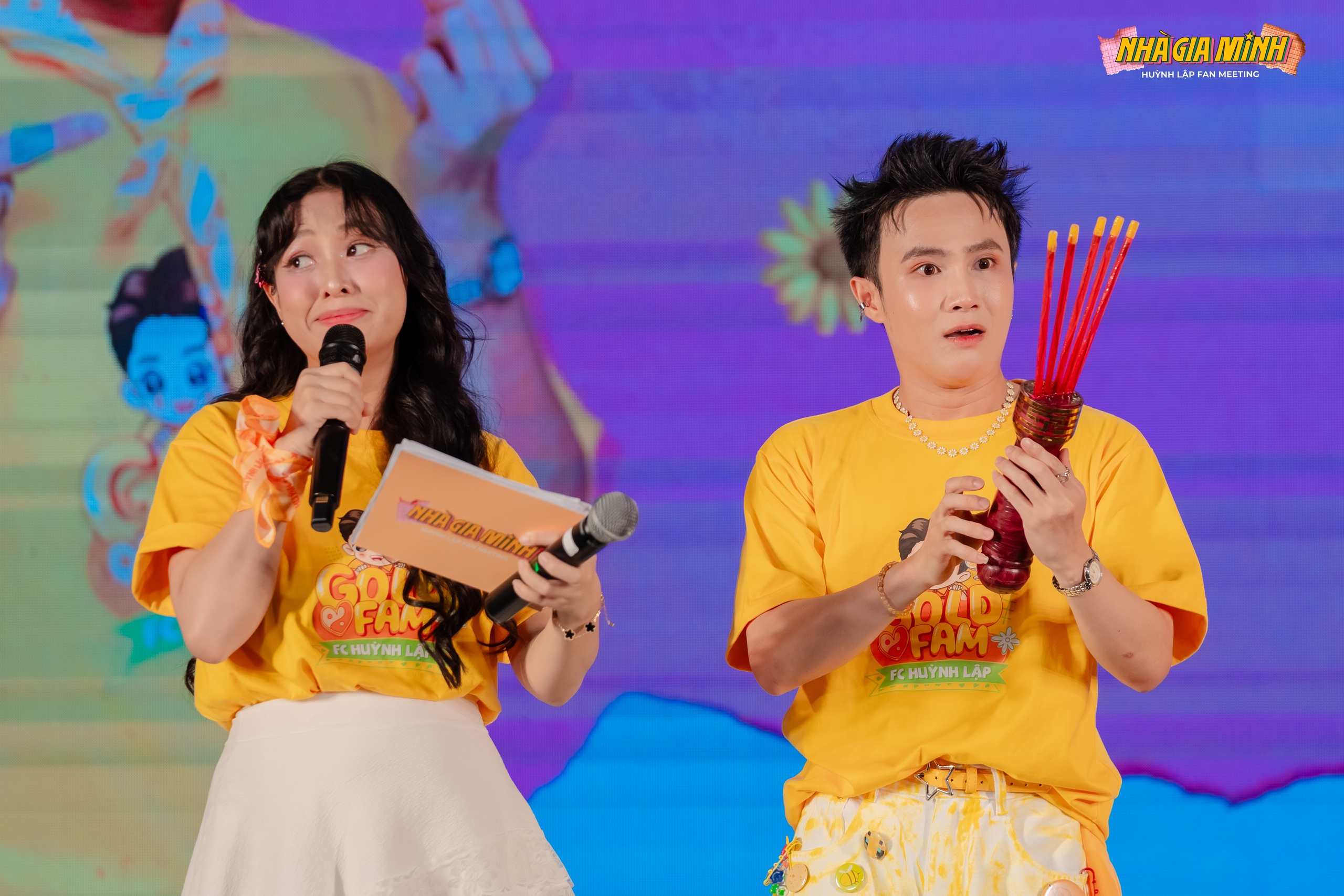 Phương Mỹ Chi, Huỳnh Lập quậy tưng "fan meeting"- Ảnh 5.