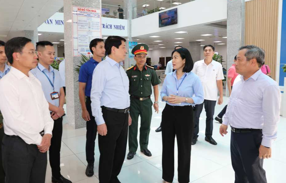 Chủ tịch nước: Quảng Ninh cần kịp thời tháo gỡ khó khăn, vướng mắc khi vận hành bộ máy mới- Ảnh 2.