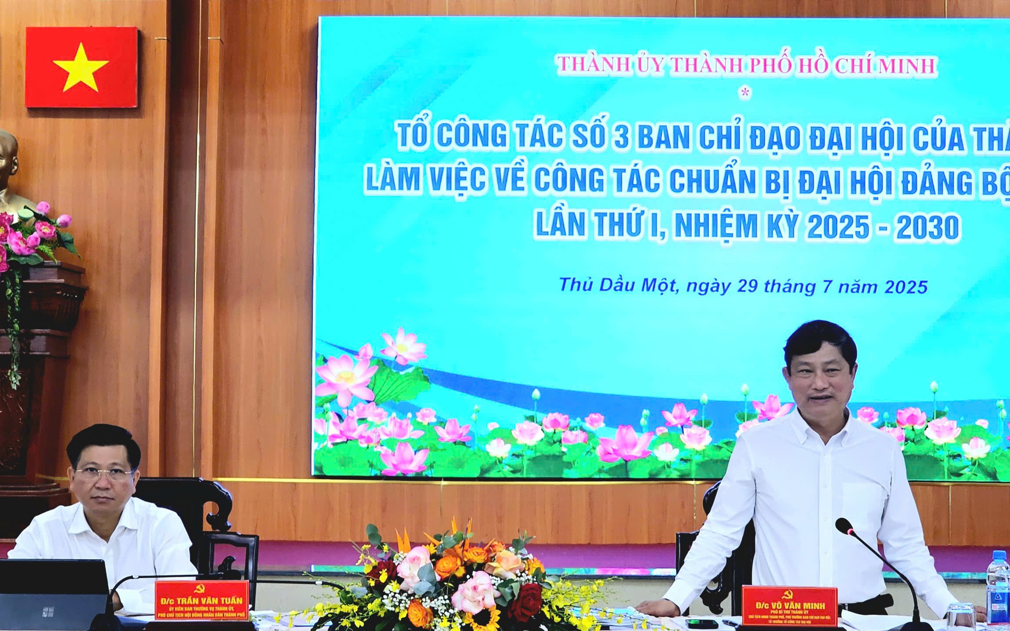 Chủ tịch HĐND TP HCM làm việc với phường Thủ Dầu Một, Chánh Hiệp và Phú Lợi