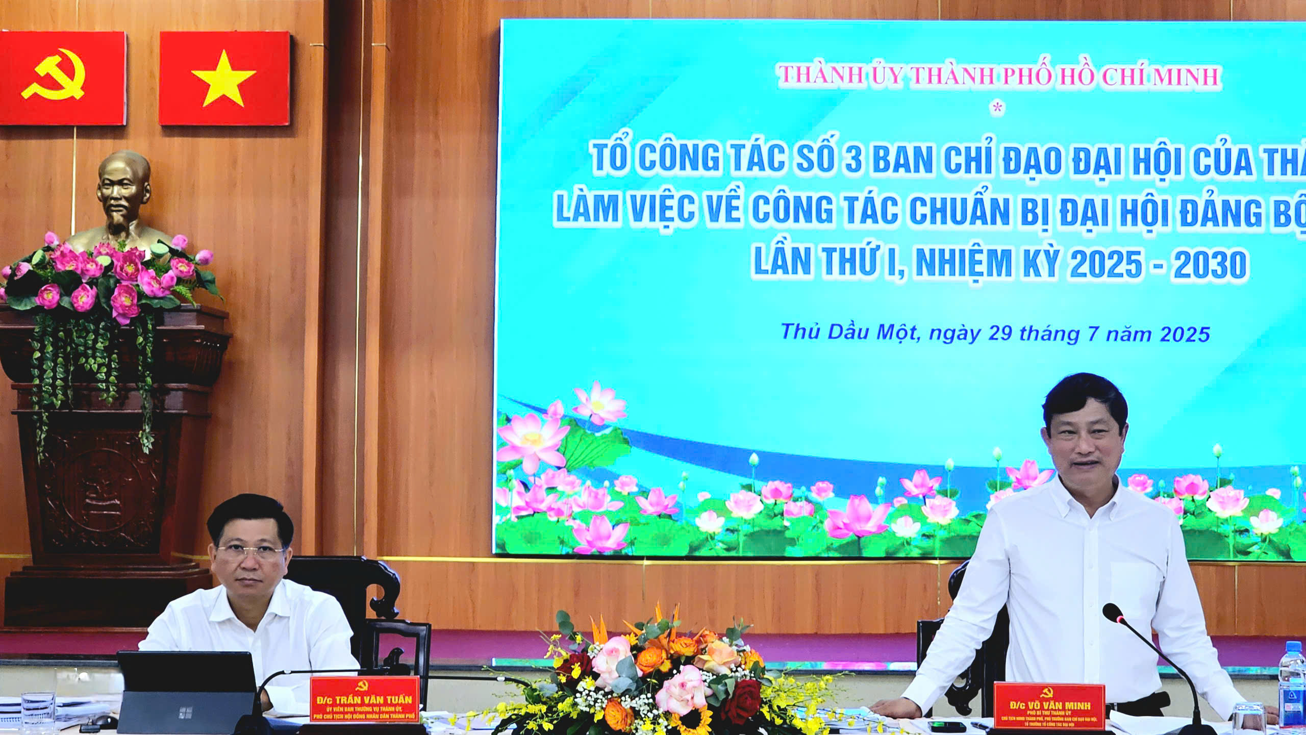 Chủ tịch HĐND TP HCM l&agrave;m việc với phường Thủ Dầu Một, Ch&aacute;nh Hiệp v&agrave; Ph&uacute; Lợi- Ảnh 1.