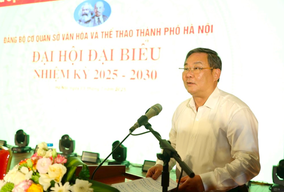 Đại hội Đảng bộ Sở Văn hóa và Thể thao TP Hà Nội nhiệm kỳ 2025-2030 thành công tốt đẹp- Ảnh 2.