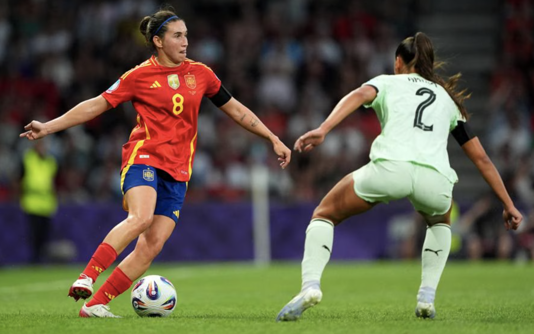 Tây Ban Nha thắng đậm láng giềng Bồ Đào Nha tại Euro Women 2025