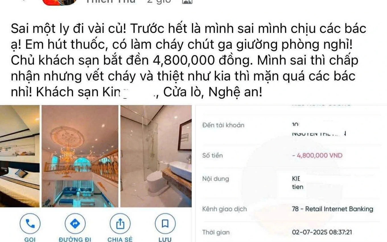 Giá đắt du khách phải trả do hút thuốc trong phòng khách sạn