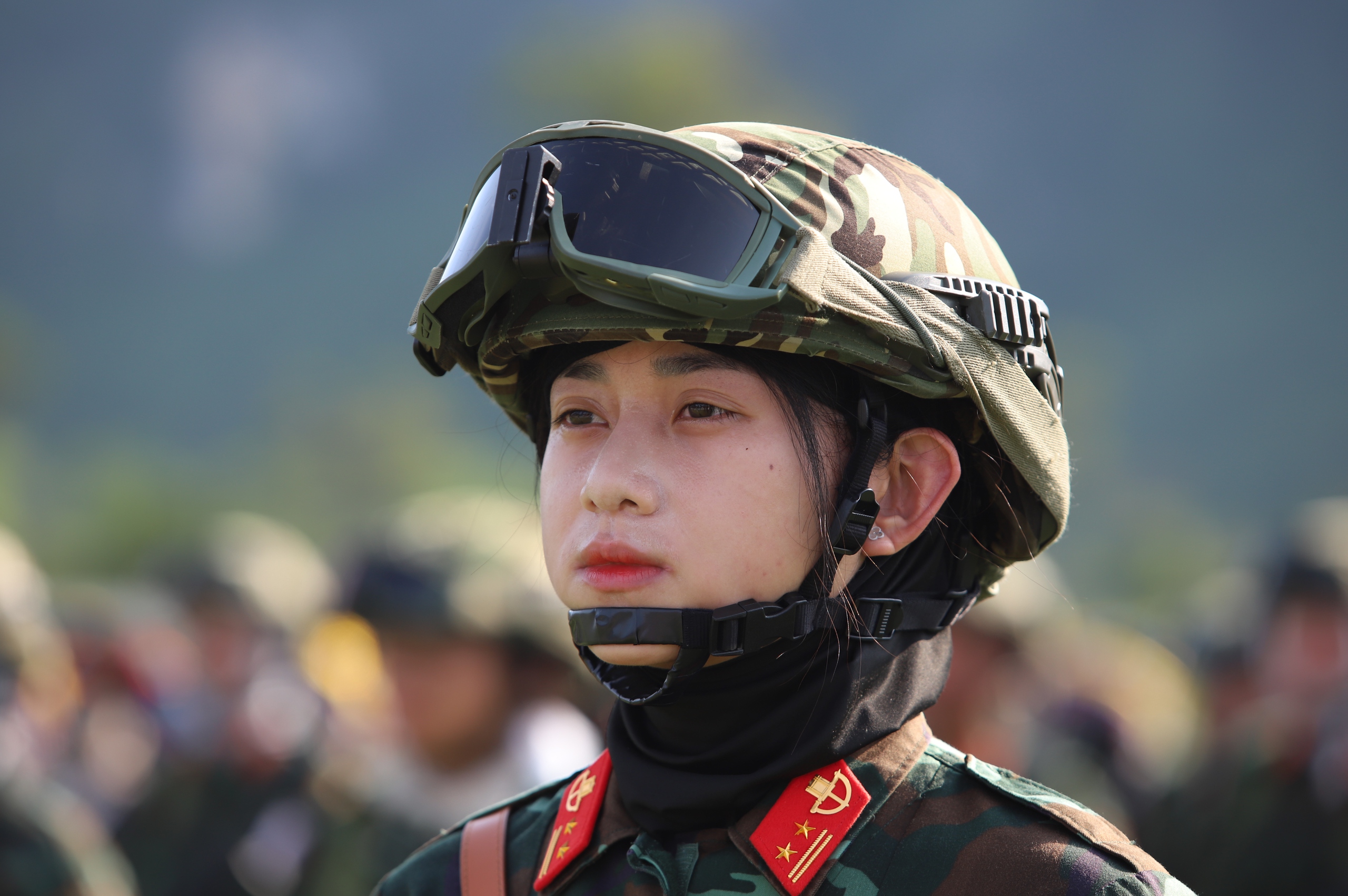 Chiến sĩ qu&acirc;n đội đổ mồ h&ocirc;i tr&ecirc;n thao trường, sẵn s&agrave;ng diễu binh, diễu h&agrave;nh ng&agrave;y Quốc kh&aacute;nh 2-9- Ảnh 8.