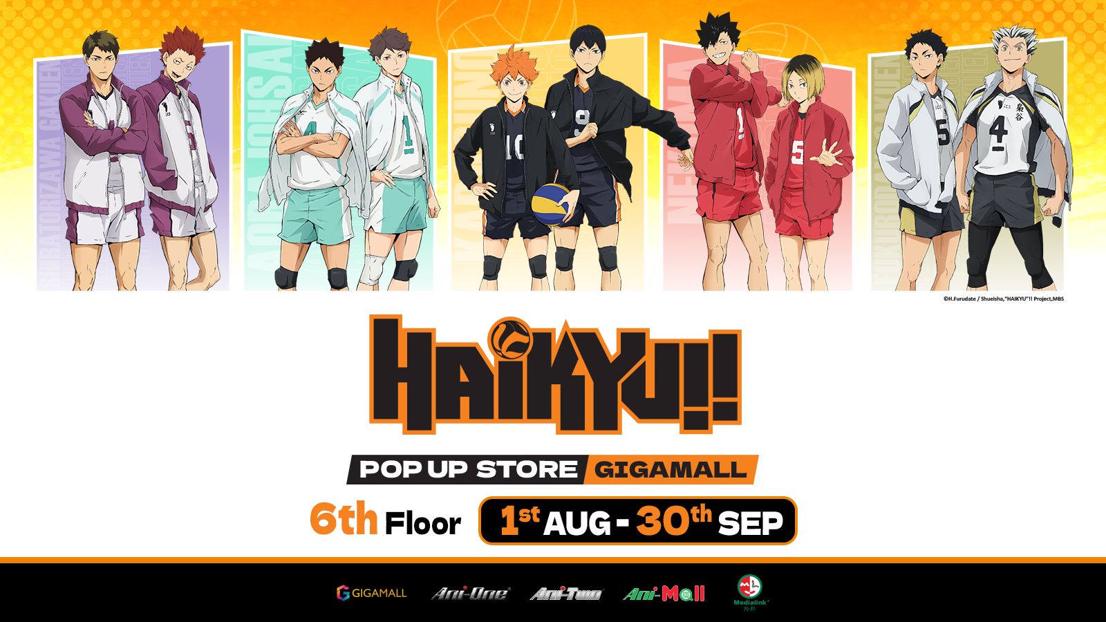 Haikyu!! "đổ bộ" TTTM Gigamall: Lần đầu c&oacute; Pop - Up Store ch&iacute;nh thức tại Việt Nam!- Ảnh 1.