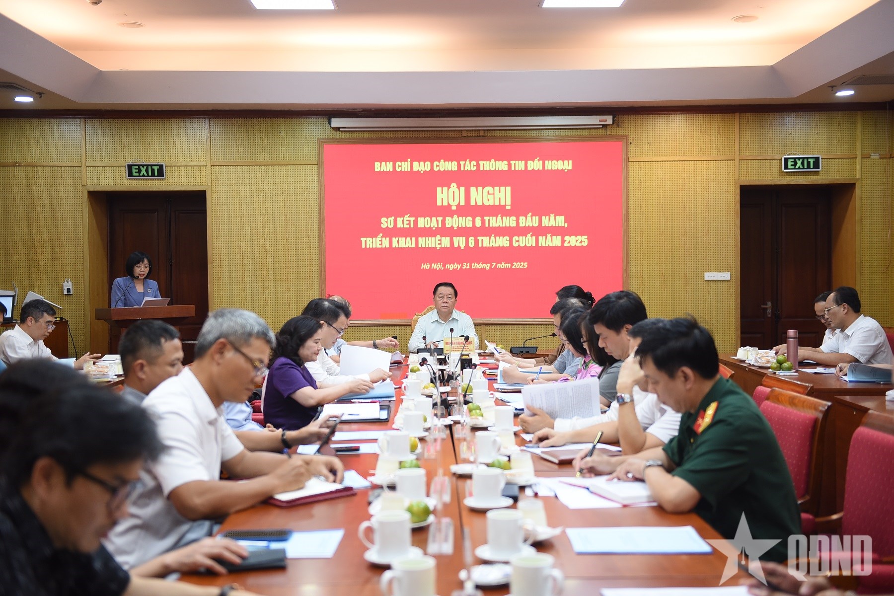 Trưởng ban Tuyên giáo và Dân vận Trung ương chủ trì hội nghị về thông tin đối ngoại