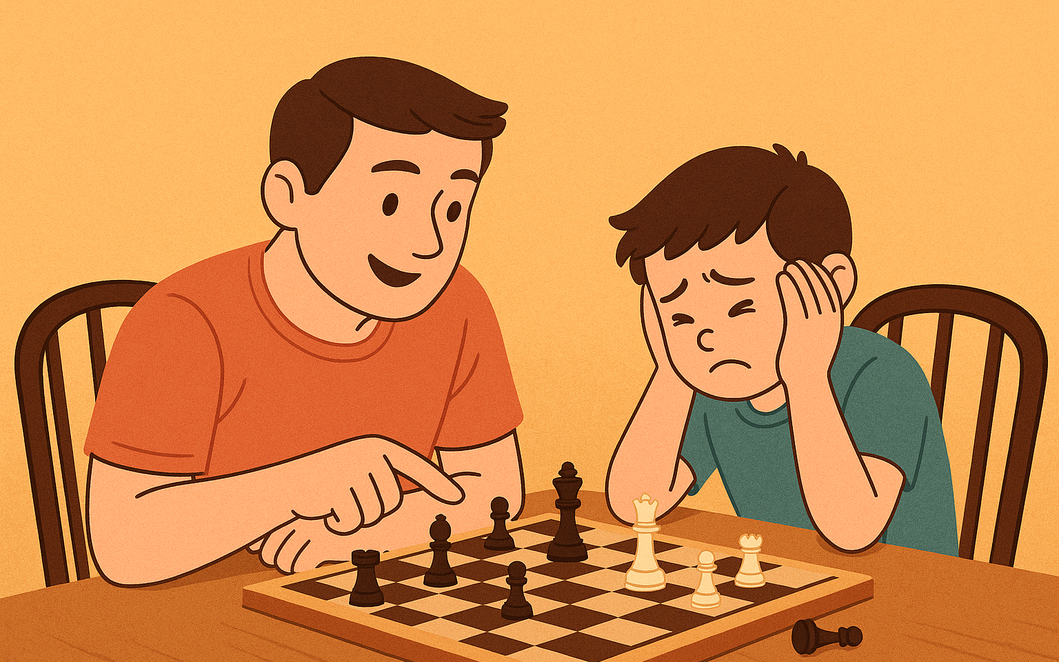 Dạy con c&aacute;ch chấp nhận thua cuộc

