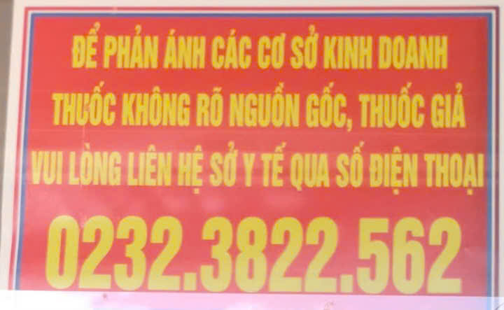Động thái mới sau vụ bảng hiệu gây hiểu nhầm: “thuốc giả là của Sở Y tế” Quảng Trị- Ảnh 2.