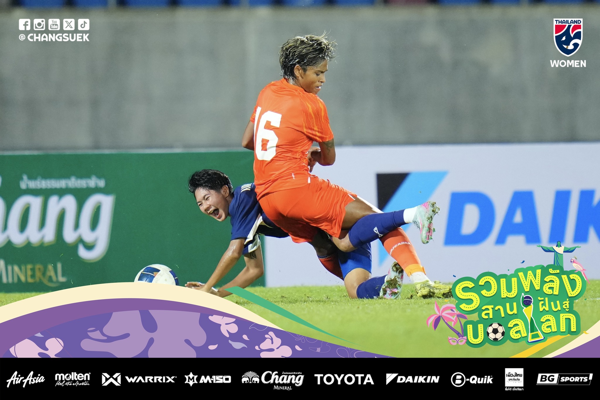 Tuyển nữ Th&aacute;i Lan mất v&eacute; dự Asian Cup 2026 - Ảnh 1.