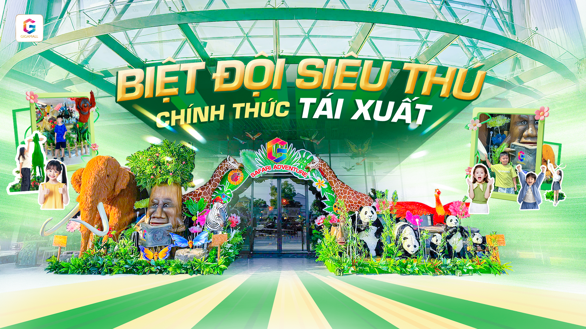Safari Adventure 2025 &ndash; Biệt đội si&ecirc;u th&uacute; ch&iacute;nh thức t&aacute;i xuất tại Gigamall - Ảnh 1.
