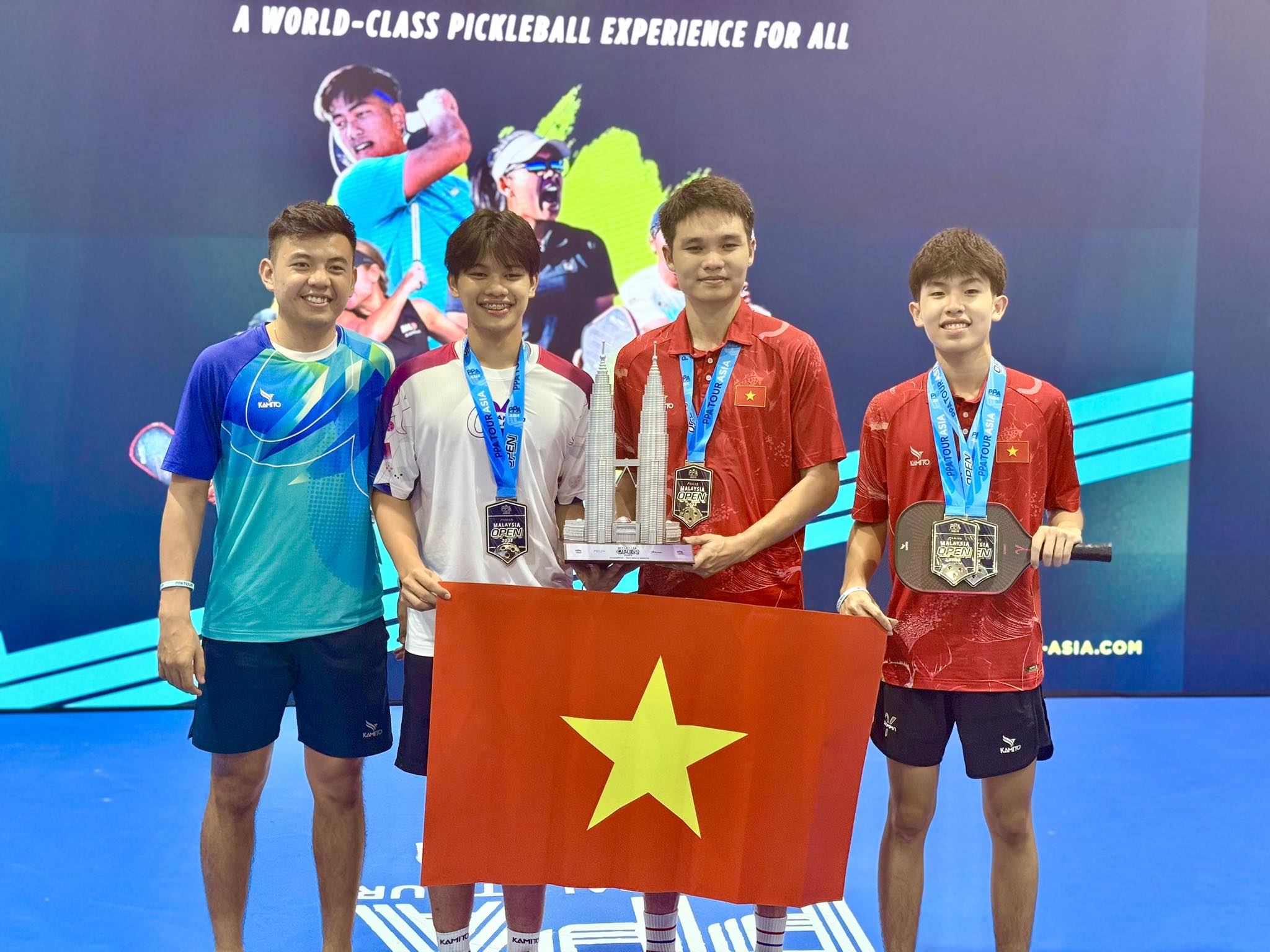 Trịnh Linh Giang v&ocirc; địch giải ch&acirc;u &Aacute;, tạo cột mốc lịch sử cho Pickleball Việt Nam- Ảnh 2.