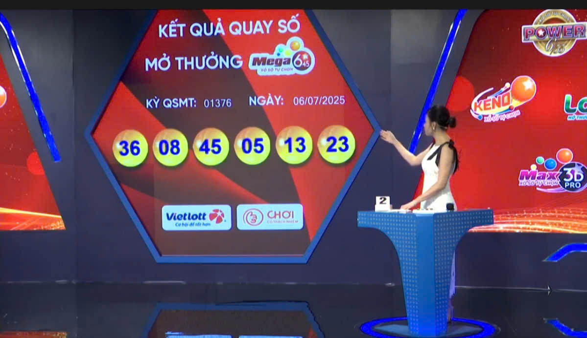 Hai v&eacute; số Vietlott c&ugrave;ng tr&uacute;ng giải Jackpot trị gi&aacute; h&agrave;ng chục tỉ đồng- Ảnh 1.