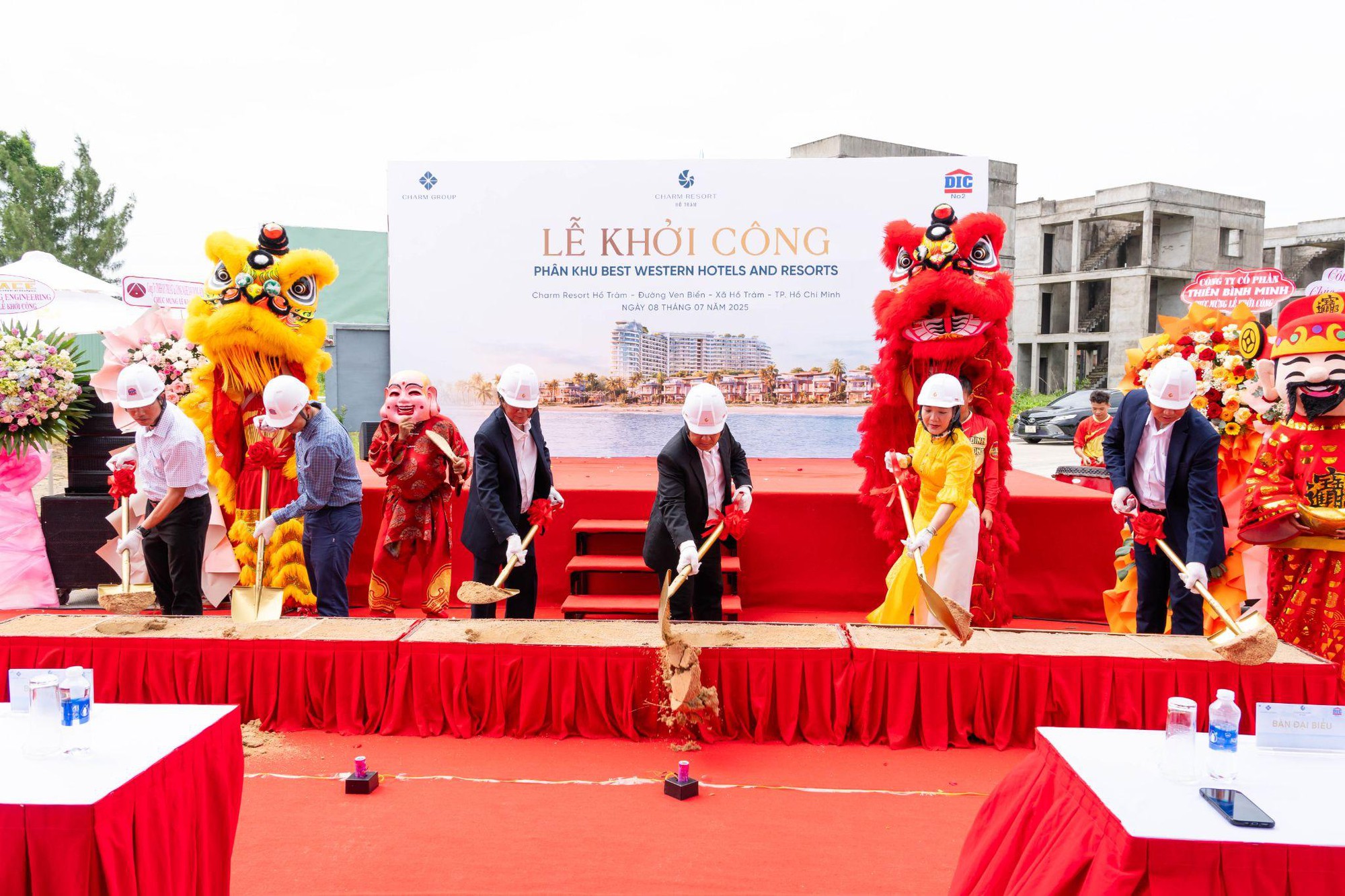 Khởi công phân khu đầu tiên của tổ hợp nghỉ dưỡng Charm Resort Hồ Tràm- Ảnh 1.