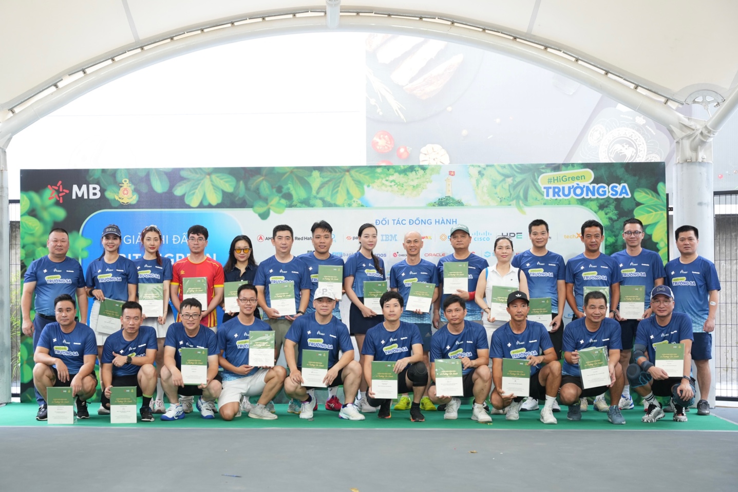60 đối t&aacute;c c&ocirc;ng nghệ tham gia Giải Pickleball g&acirc;y quỹ trồng 1 triệu c&acirc;y xanh tại Trường Sa- Ảnh 1.