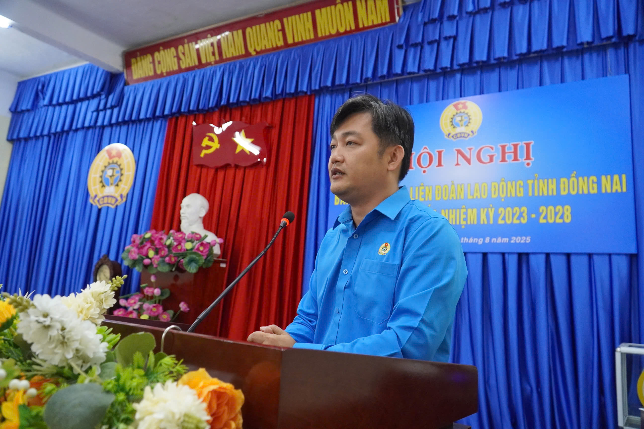 &Ocirc;ng Nguyễn Quốc Dũng l&agrave;m Chủ tịch Li&ecirc;n đo&agrave;n Lao động tỉnh Đồng Nai - Ảnh 2.