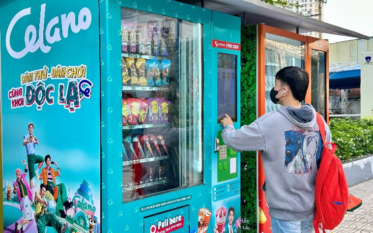 Nutifood triển khai máy bán kem tự động