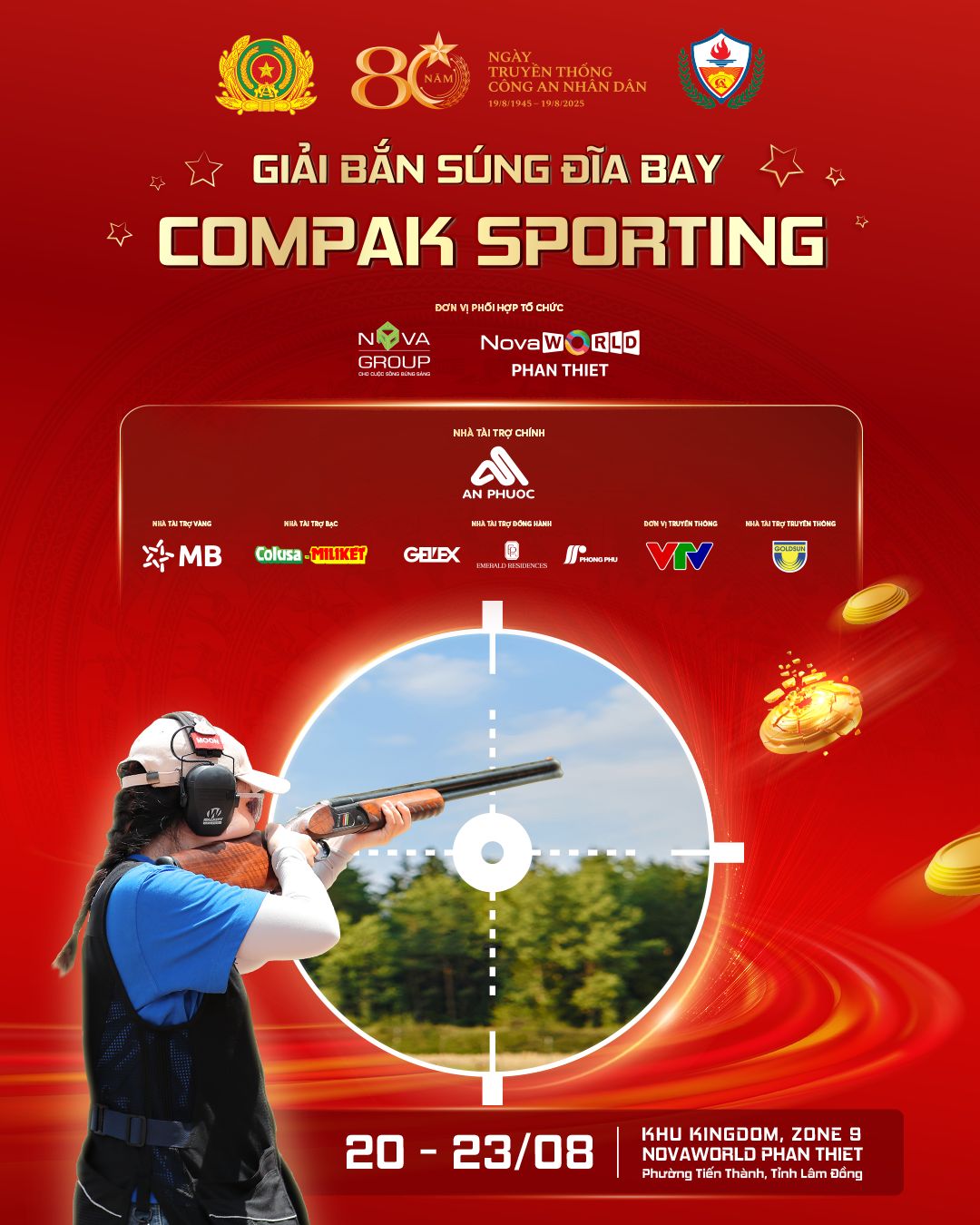 Giải Bắn súng đĩa bay Compak Sporting 2025 sẽ chính thức khởi tranh tại NovaWorld Phan Thiet- Ảnh 1.