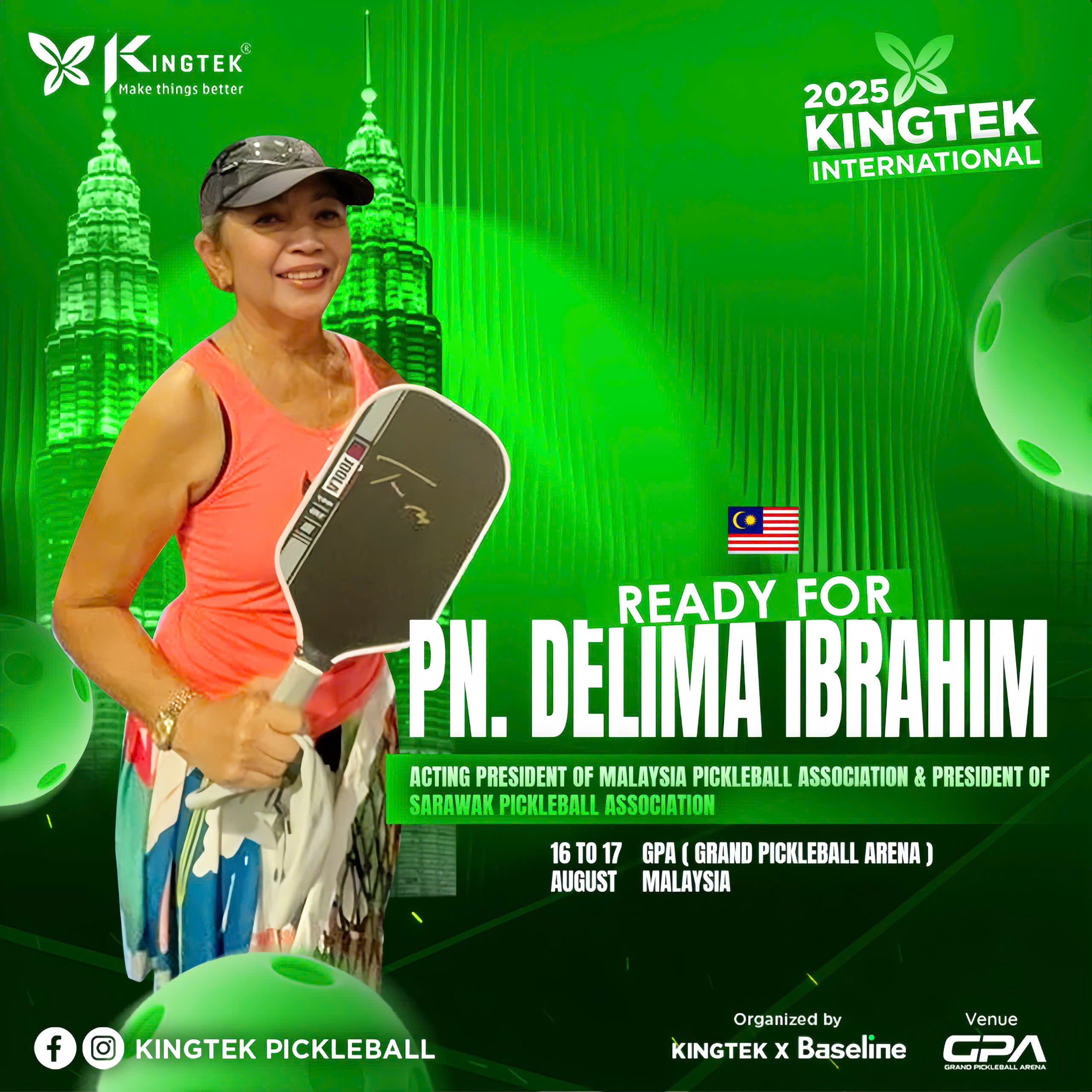 Doanh nh&acirc;n Madam Truyền c&ugrave;ng d&agrave;n sao dự giải pickleball quốc tế Kingtek 2025 - Ảnh 3.