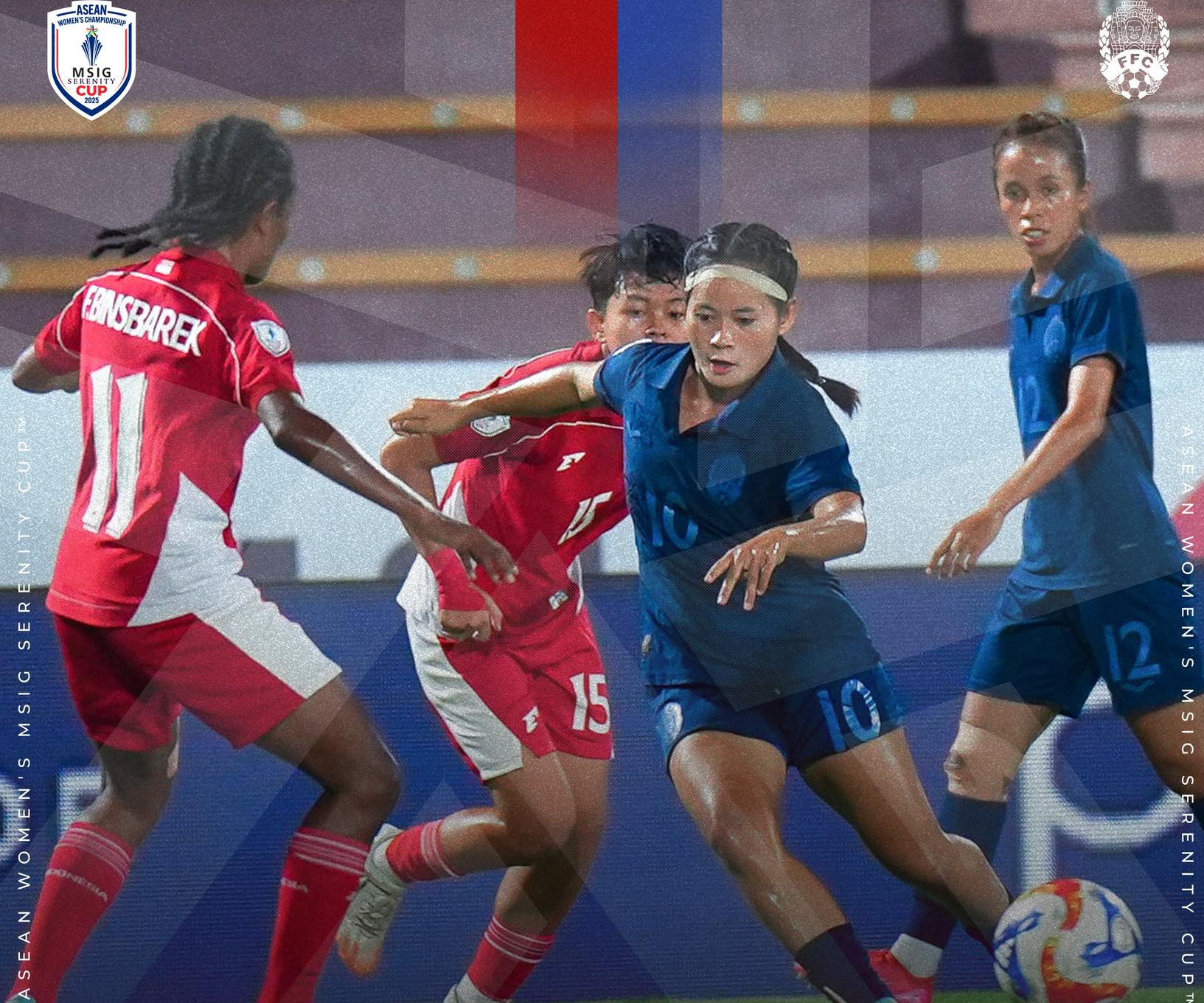 Nữ Indonesia vất vả gi&agrave;nh 1 điểm duy nhất trước Campuchia ở ASEAN Cup nữ - Ảnh 1.