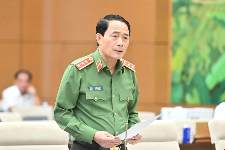 Thượng tướng Lê Quốc Hùng, Thứ trưởng Bộ Công an. Ảnh: Phạm Thắng - Ảnh 1.