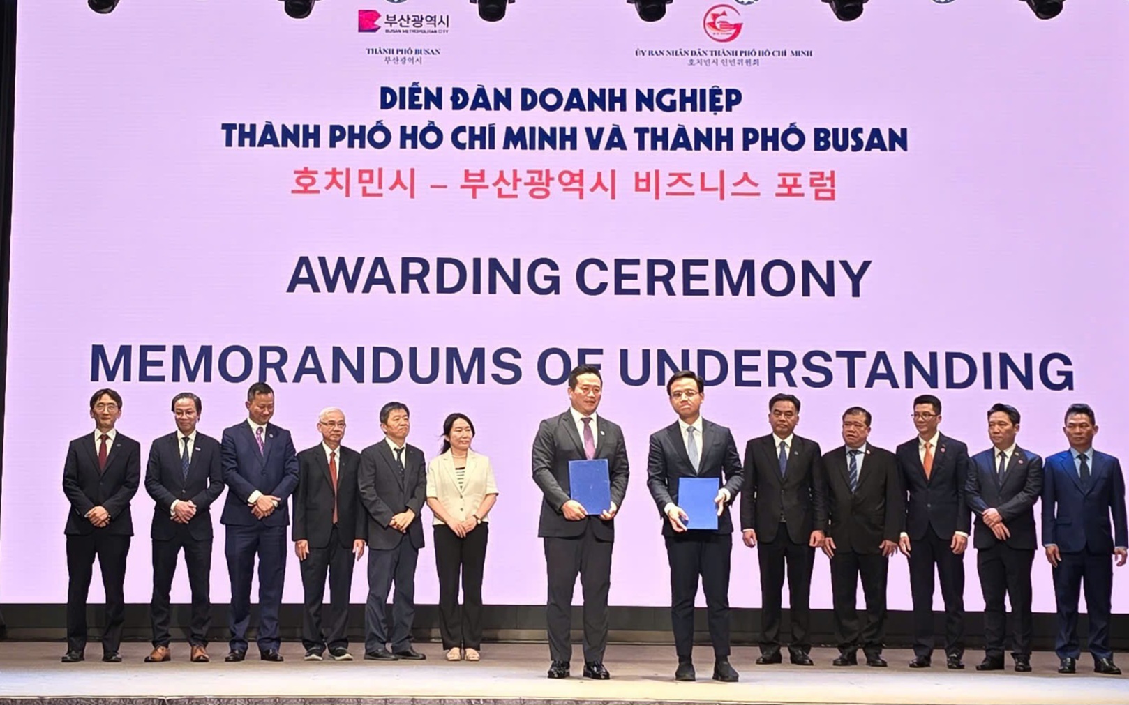 Lãnh đạo UBND TP HCM cùng Tập đoàn Becamex xúc tiến đầu tư tại Hàn Quốc