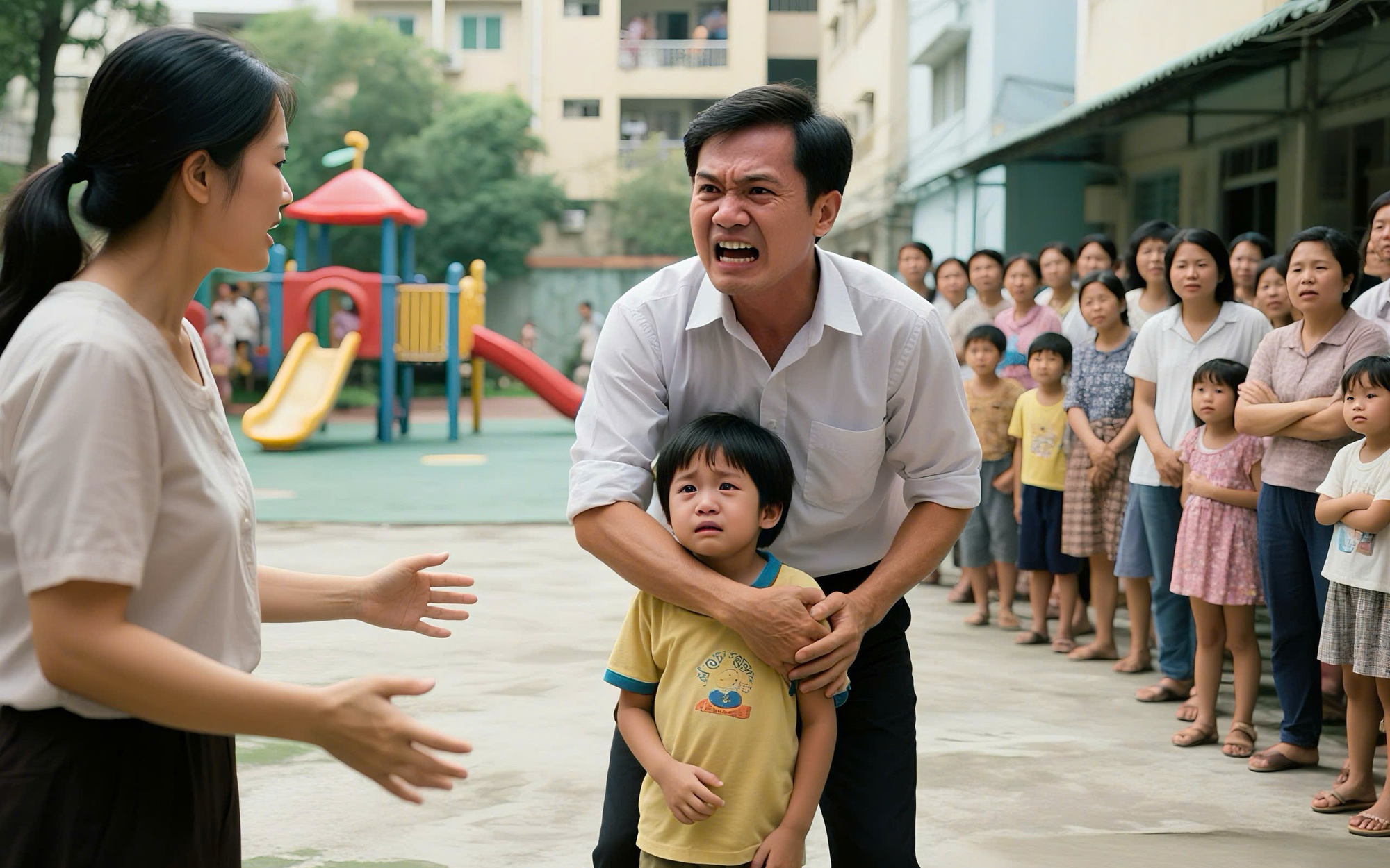 Trẻ nhỏ mâu thuẫn và cái "đầu nóng" của phụ huynh (*): Ranh giới mong manh