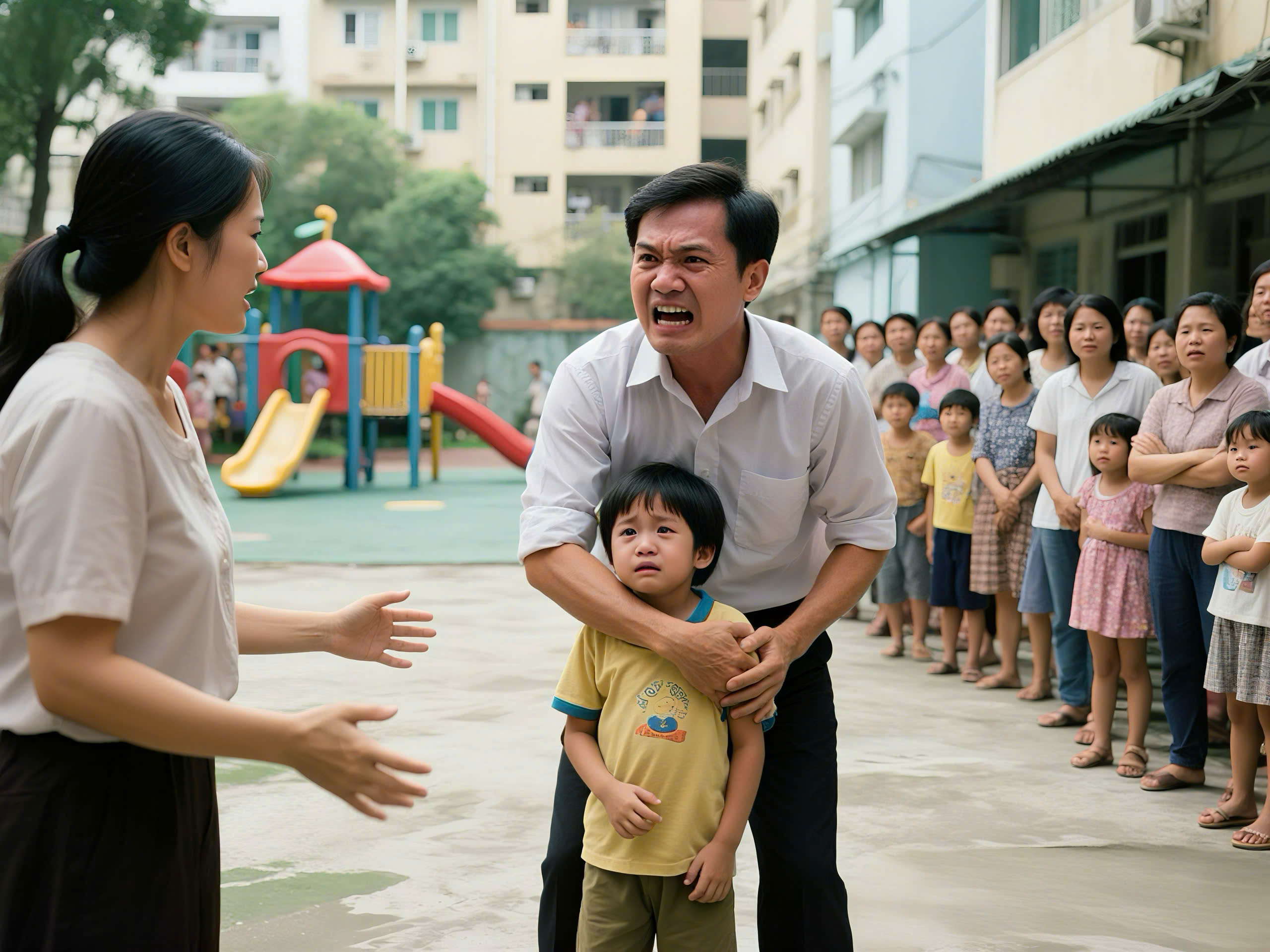 Trẻ nhỏ mâu thuẫn và cái "đầu nóng" của phụ huynh (*): Ranh giới mong manh - Ảnh 1.