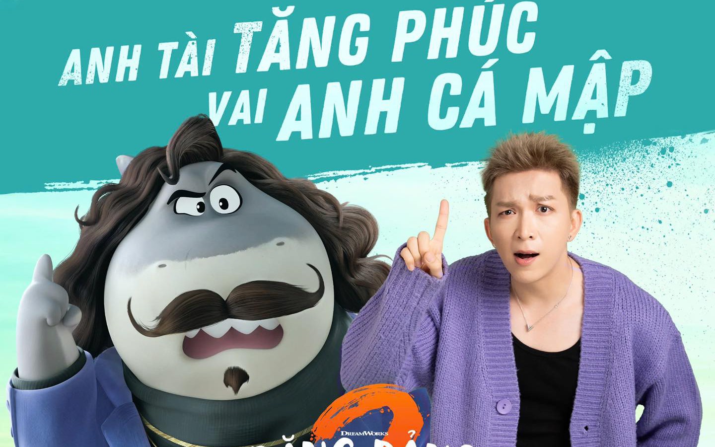 "Anh tài" Tăng Phúc hóa Cá Mập hài hước