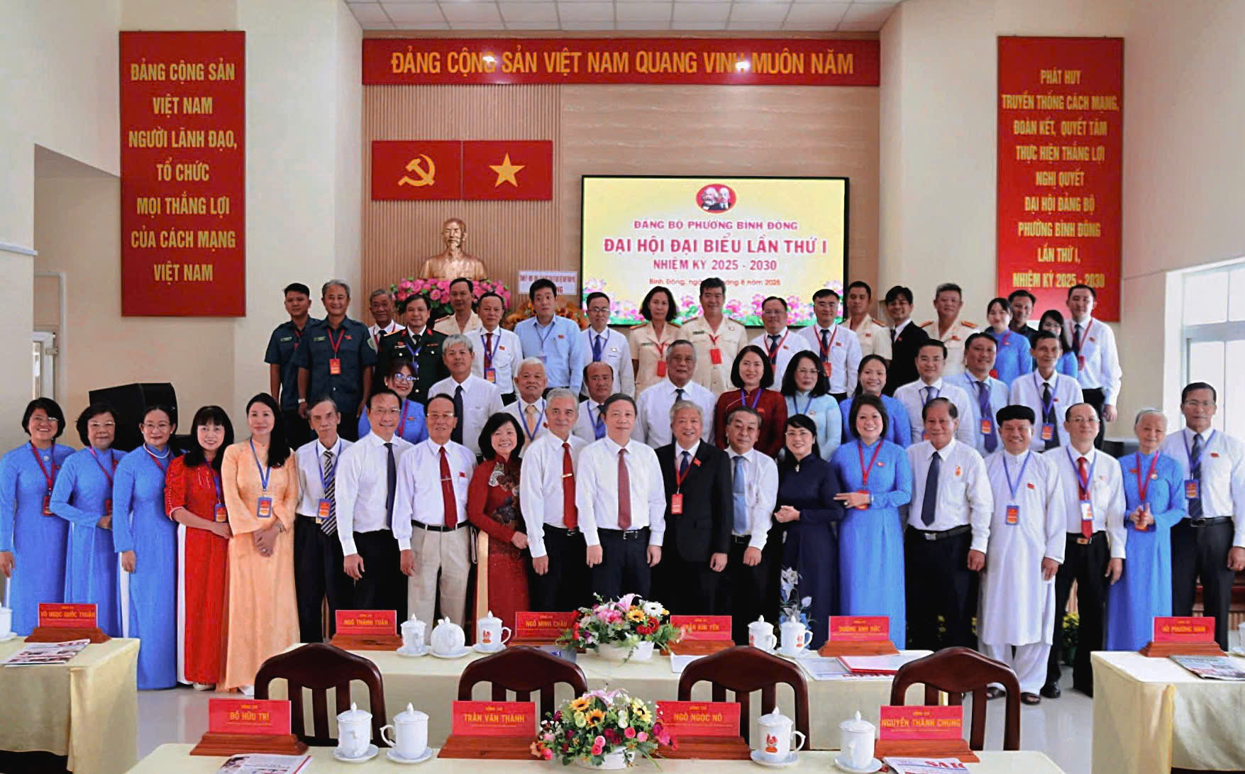 Đại hội Đảng bộ phường B&igrave;nh Đ&ocirc;ng: "Đo&agrave;n kết - D&acirc;n chủ - Kỷ cương - Đổi mới" - Ảnh 7.
