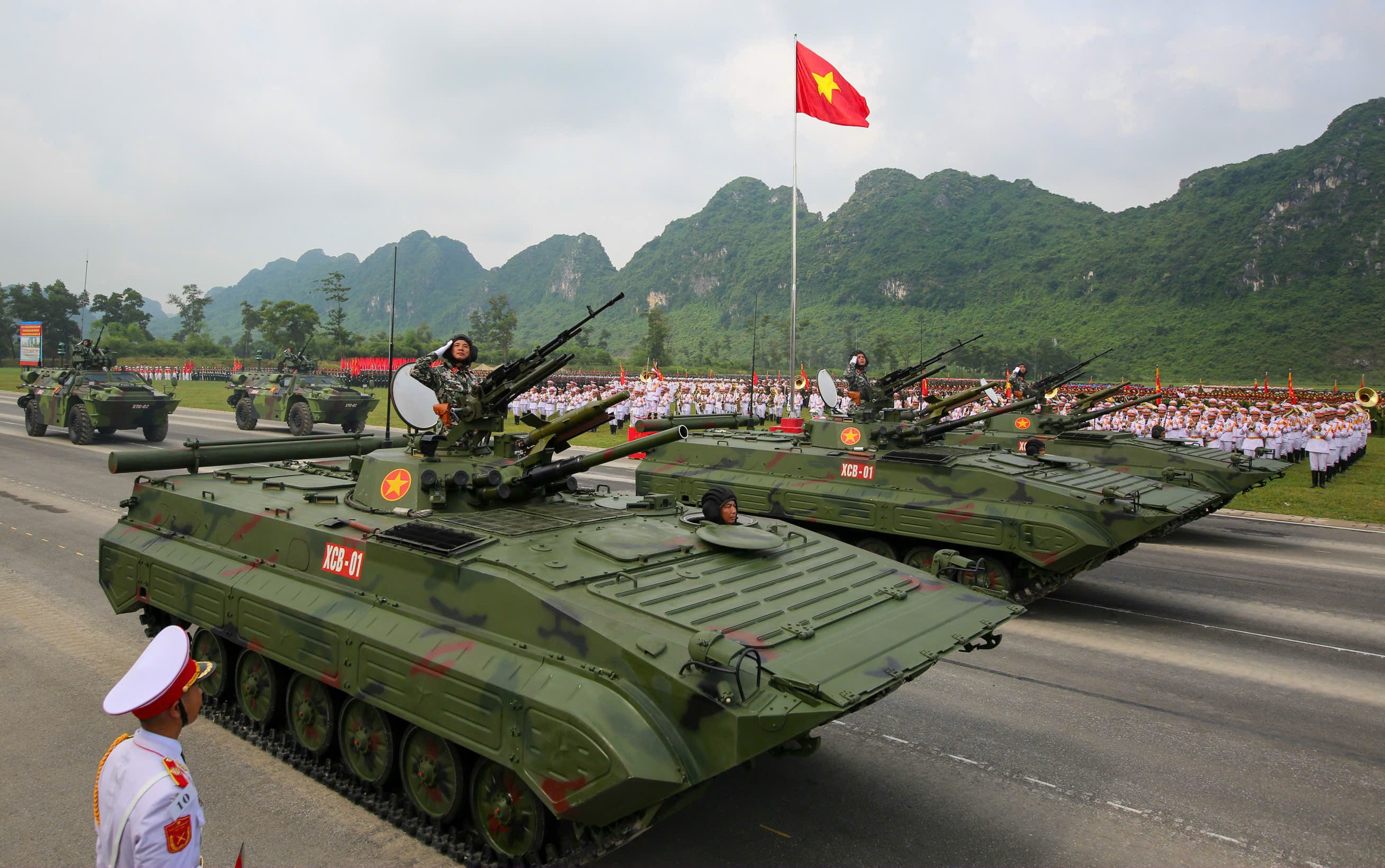 Tổng hợp luyện diễu binh Kỷ niệm 80 năm C&aacute;ch mạng Th&aacute;ng T&aacute;m v&agrave; Quốc kh&aacute;nh - Ảnh 22.