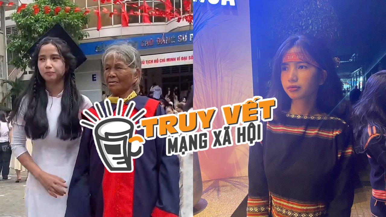 Con g&aacute;i kho&aacute;c &aacute;o cử nh&acirc;n cho mẹ ng&agrave;y tốt nghiệp: Khoảnh khắc chạm đến tr&aacute;i tim- Ảnh 1.