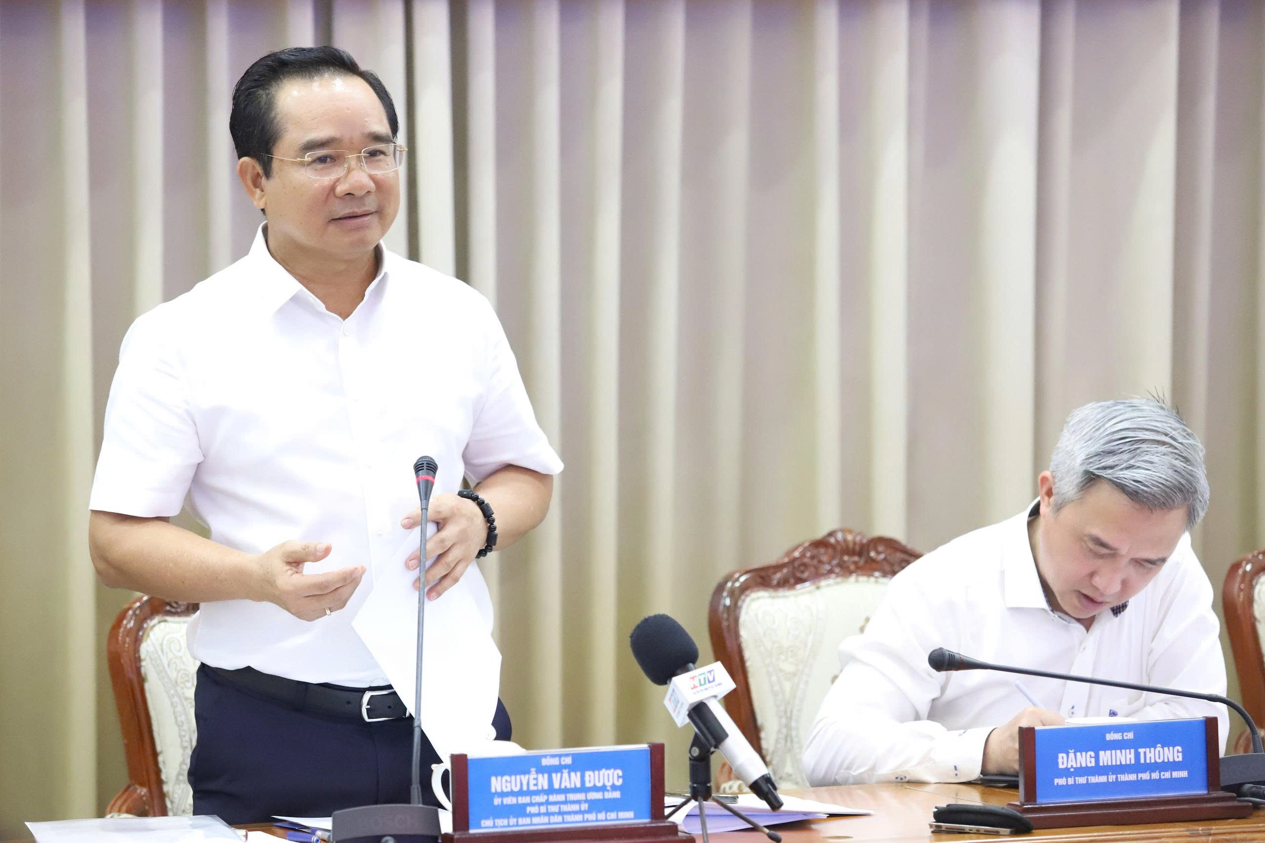 Chủ tịch UBND TP HCM Nguyễn Văn Được: "3 hành lang - 5 trụ cột" cho siêu đô thị- Ảnh 1.