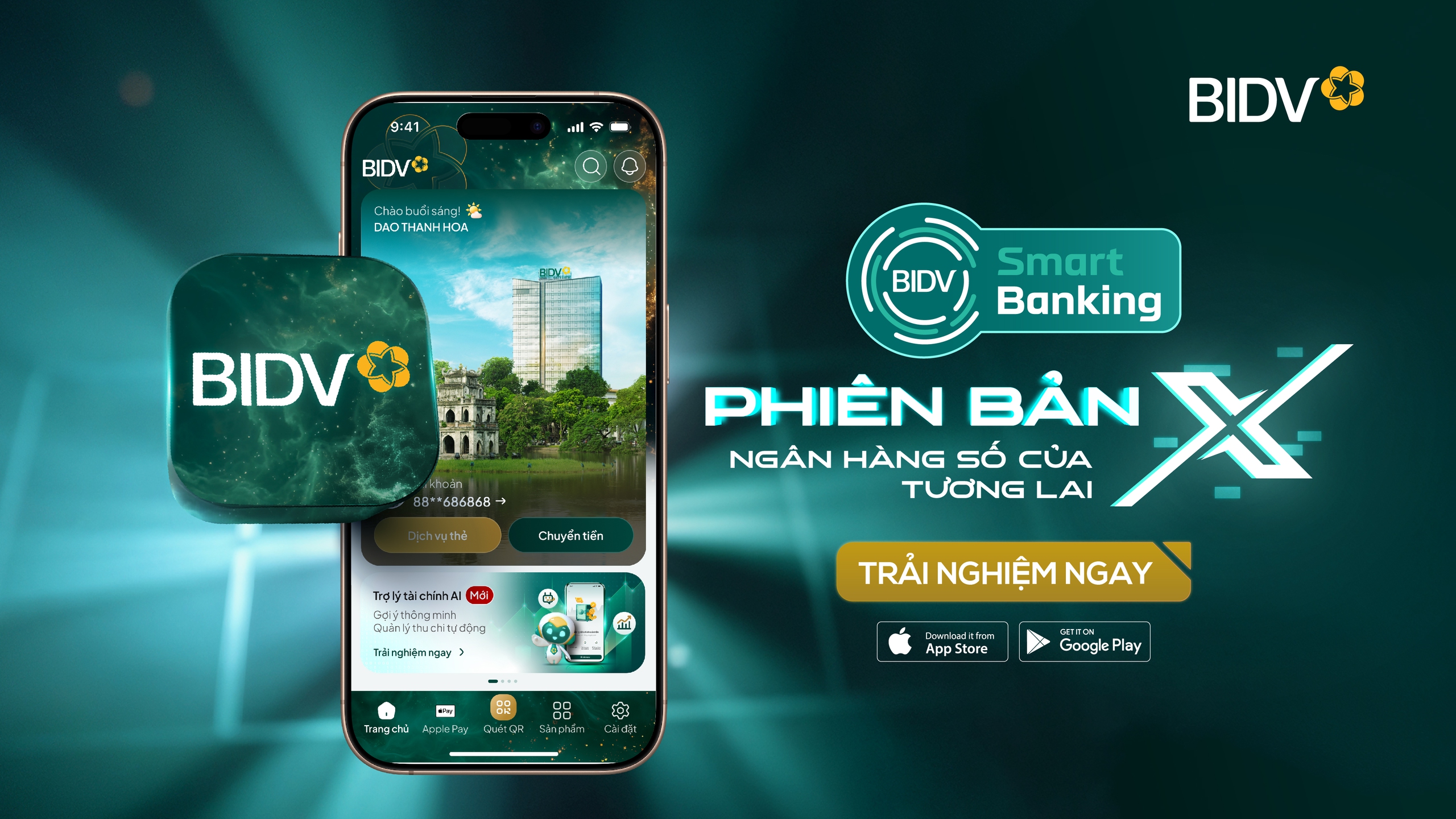 BIDV SmartBanking phi&ecirc;n bản X - Dấu ấn ti&ecirc;n phong c&ugrave;ng loạt t&iacute;nh năng mới độc đ&aacute;o- Ảnh 1.
