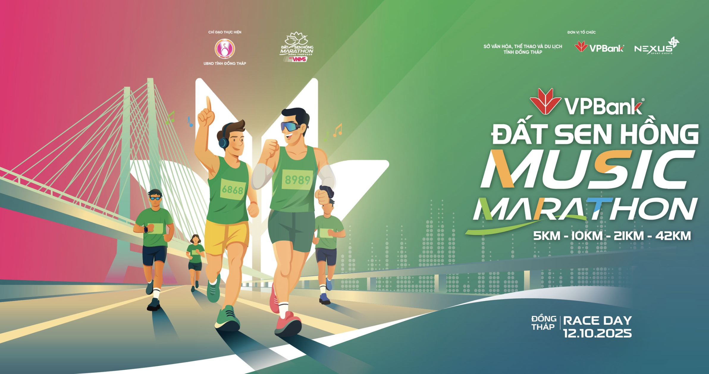 Hơn 10.000 vận động vi&ecirc;n tham gia VPBank Đất Sen Hồng Music Marathon 2025 - Ảnh 2.