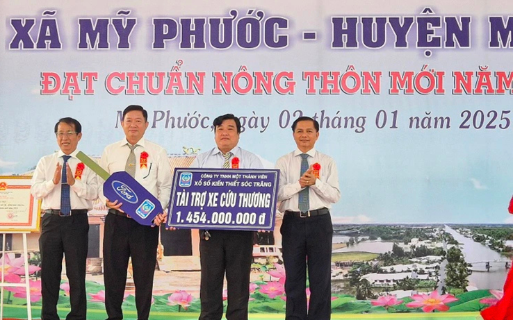 Công ty Xổ số kiến thiết Sóc Trăng nộp ngân sách gần 1.600 tỉ đồng