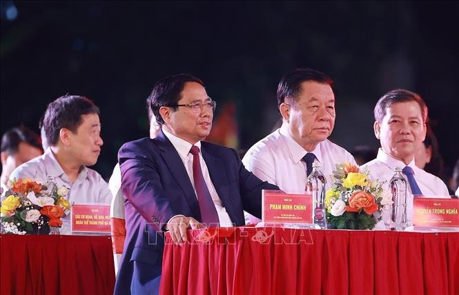 Thủ tướng Phạm Minh Chính dự chương trình nghệ thuật đặc biệt "Hà Nội - Từ mùa thu lịch sử năm 1945"- Ảnh 2.